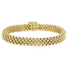 Fope 18 Karat Yellow Gold Profili Mesh Italy Bracelet