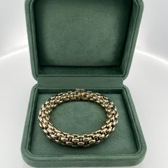 FOPE 18ct Yellow & White Gold Mesh Bracelet, 33.7g