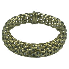 Fope Bracelet treillis en or 18 carats, faisant partie de la parure avec le collier vendu séparément.