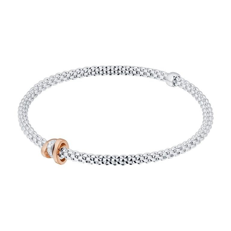 Fope 18k White Gold 0.10ct Diamonds Prima Ladies Bracelet 74408BX_BB_B_RBR_00M

Founded in 1929 by Umberto Cazzola and later passed down to his son, Odino, FOPE has helped transform and shape what is now known as fine Italian jewellery.

Prima is