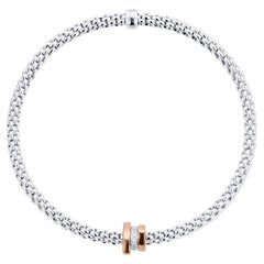 Fope Bracelet dames en or blanc 18k 0.10ct Diamants Prima 74408BX_BB_B_RBR_00M