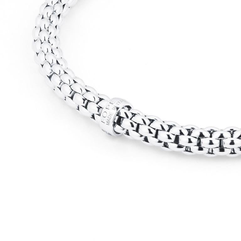Fope Bracelet pour femme en or blanc 18 carats 0.29ct Diamond Solo 63406BX_PB_B_XBX_00M Neuf - En vente à Wilmington, DE