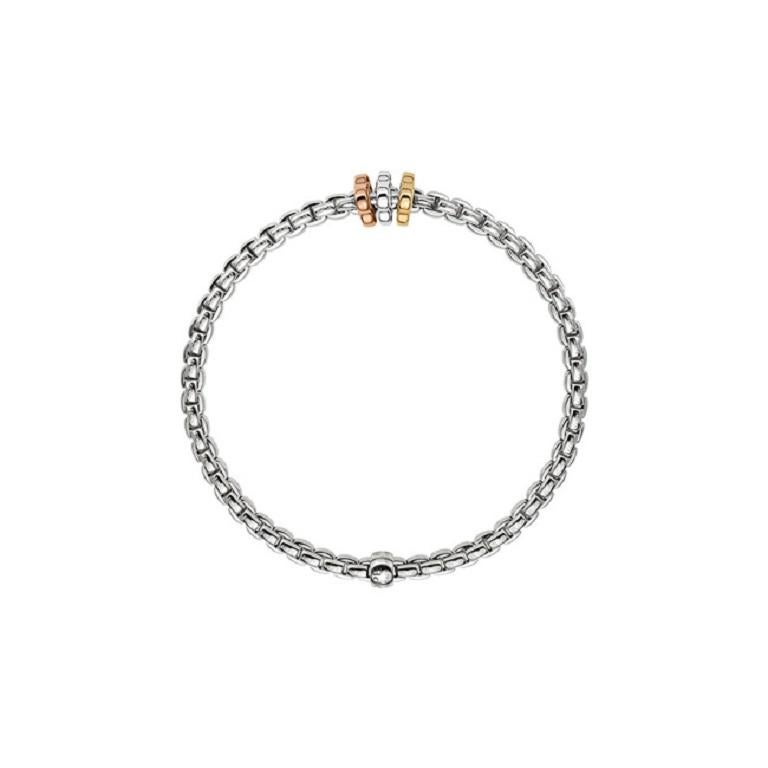 Fope Bracelet dames Eka en or blanc 18k 73901BX_XX_B_RBG_00S Neuf - En vente à Wilmington, DE