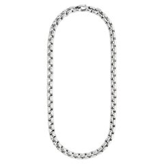 Collar de eslabones Fope de oro blanco de 18 quilates