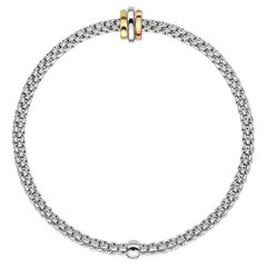 Fope Bracelet Prima pour femme en or blanc 18k 74408BX_XX_B_RBG_0XS