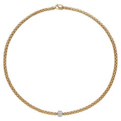 Fope Collier pour dames en or jaune 18 carats 0,29 ct de diamant Solo 63406CX_PB_G_XBX_043