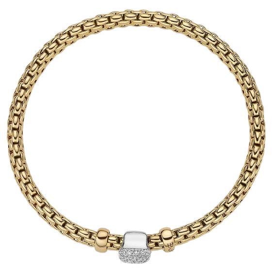 Fope Bracelet pour dames en or jaune 18k 0.41ct Diamond Vendome 56102BX_PB_G_XBX_00M en vente
