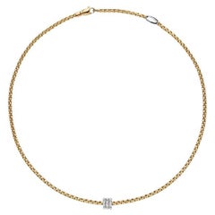 Fope 18k Yellow Gold Eka 0.33ct Diamonds Ladies Necklace 73901CX_PB_G_BBB_043