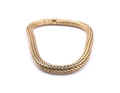Fope 18 Karat Yellow Gold Mesh Collar Necklace