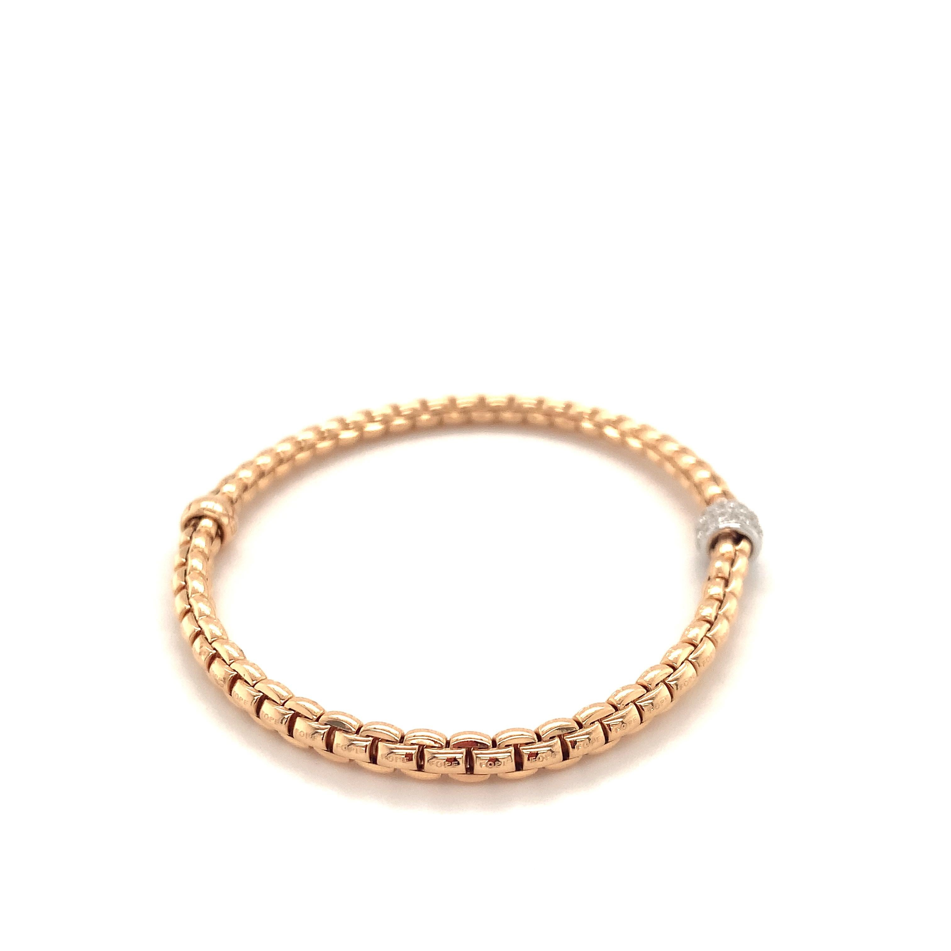 fope rose gold bracelet