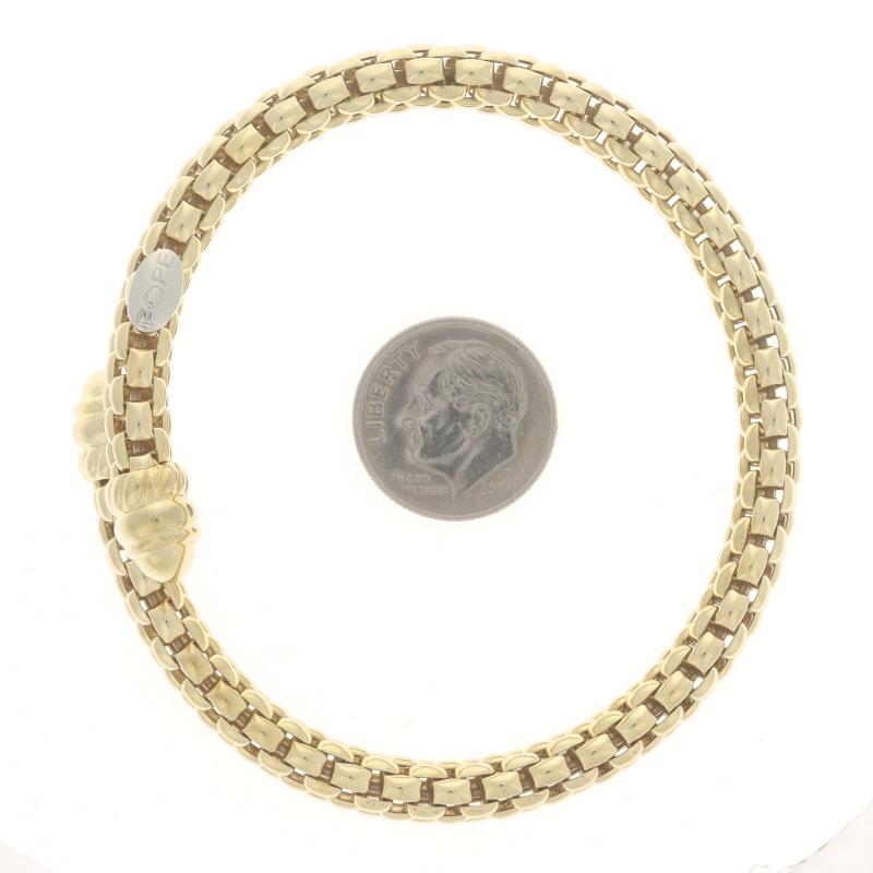 Women's FOPE Bypass Bangle Bracelet 6 1/2