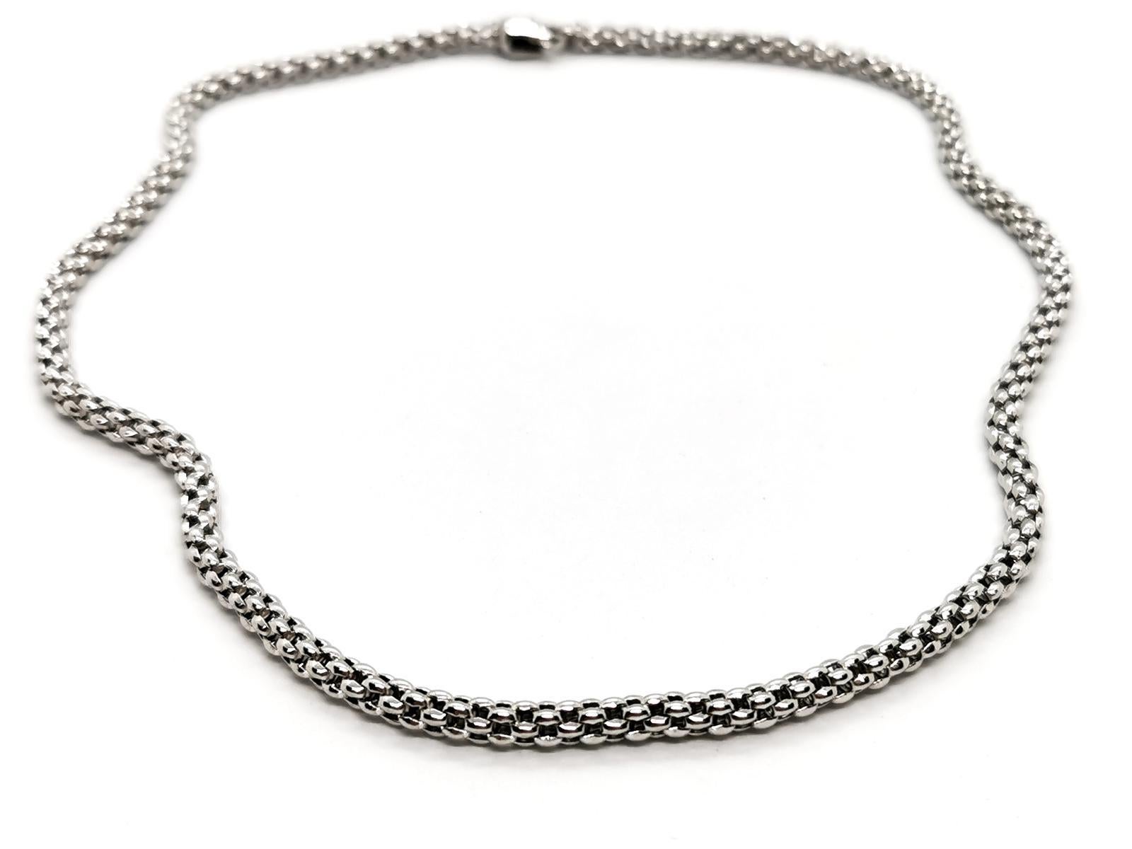 fope 18ct white gold necklace