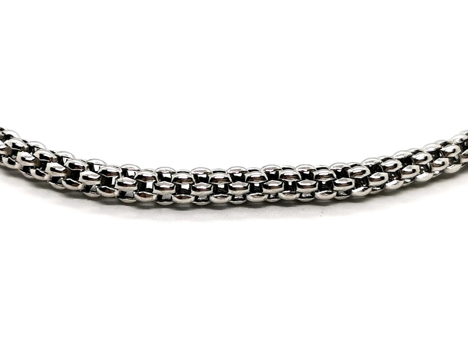 Fope Chain Necklace White Gold 2