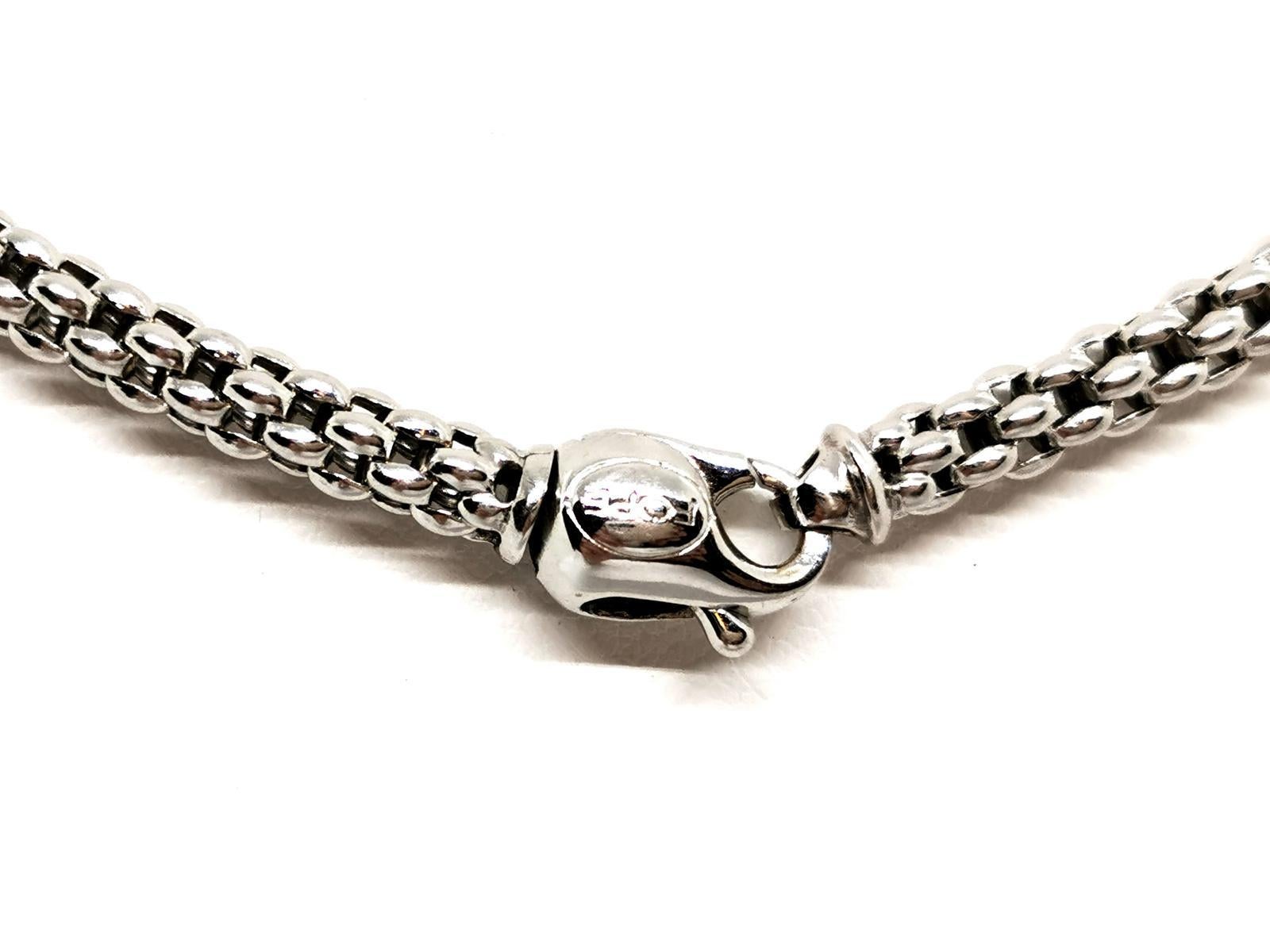 Fope Chain Necklace White Gold 4
