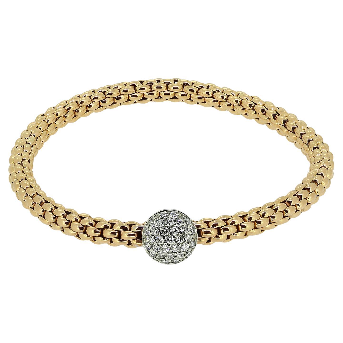 Fope - Bracelet Flex It avec diamants en vente