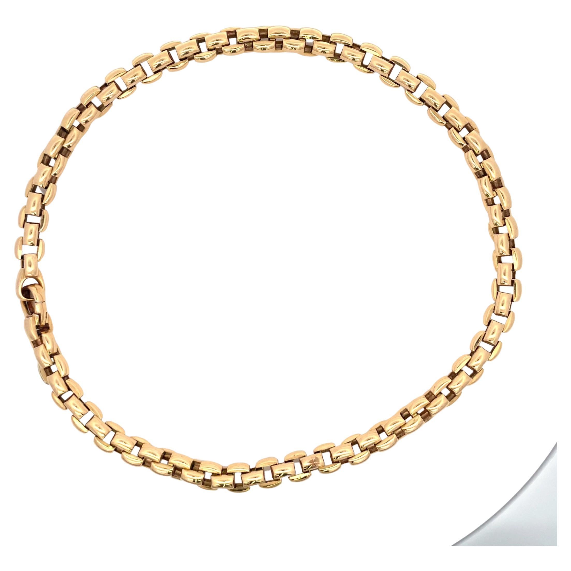 FOPE EKA Kollektion Halskette 18 Karat Gelbgold 52,4 Gramm Italienisch (Zeitgenössisch)