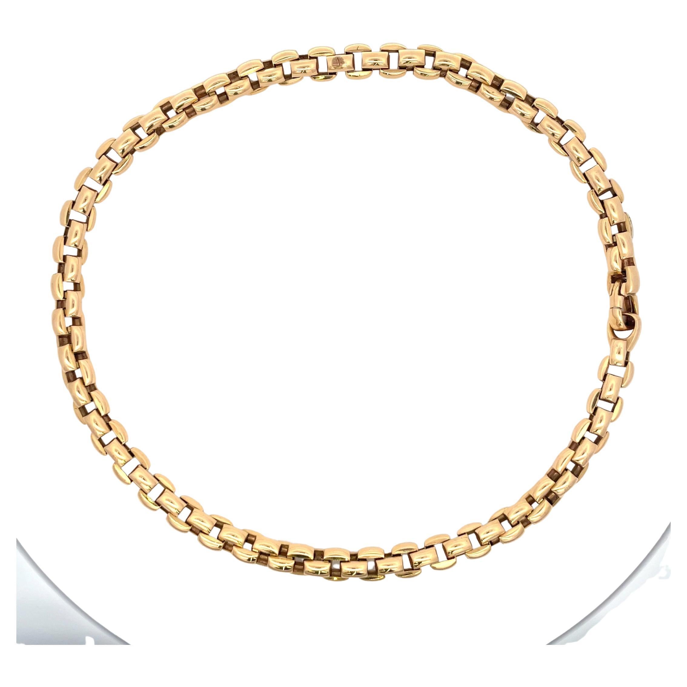 FOPE EKA Kollektion Halskette 18 Karat Gelbgold 52,4 Gramm Italienisch im Zustand „Hervorragend“ in New York, NY