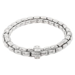 FOPE Eka Flex'it 18 Carat White Gold Mesh Bracelet