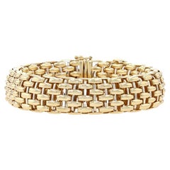 Fope Bracciale a catena intrecciata 7 3/4" - Oro giallo 18k
