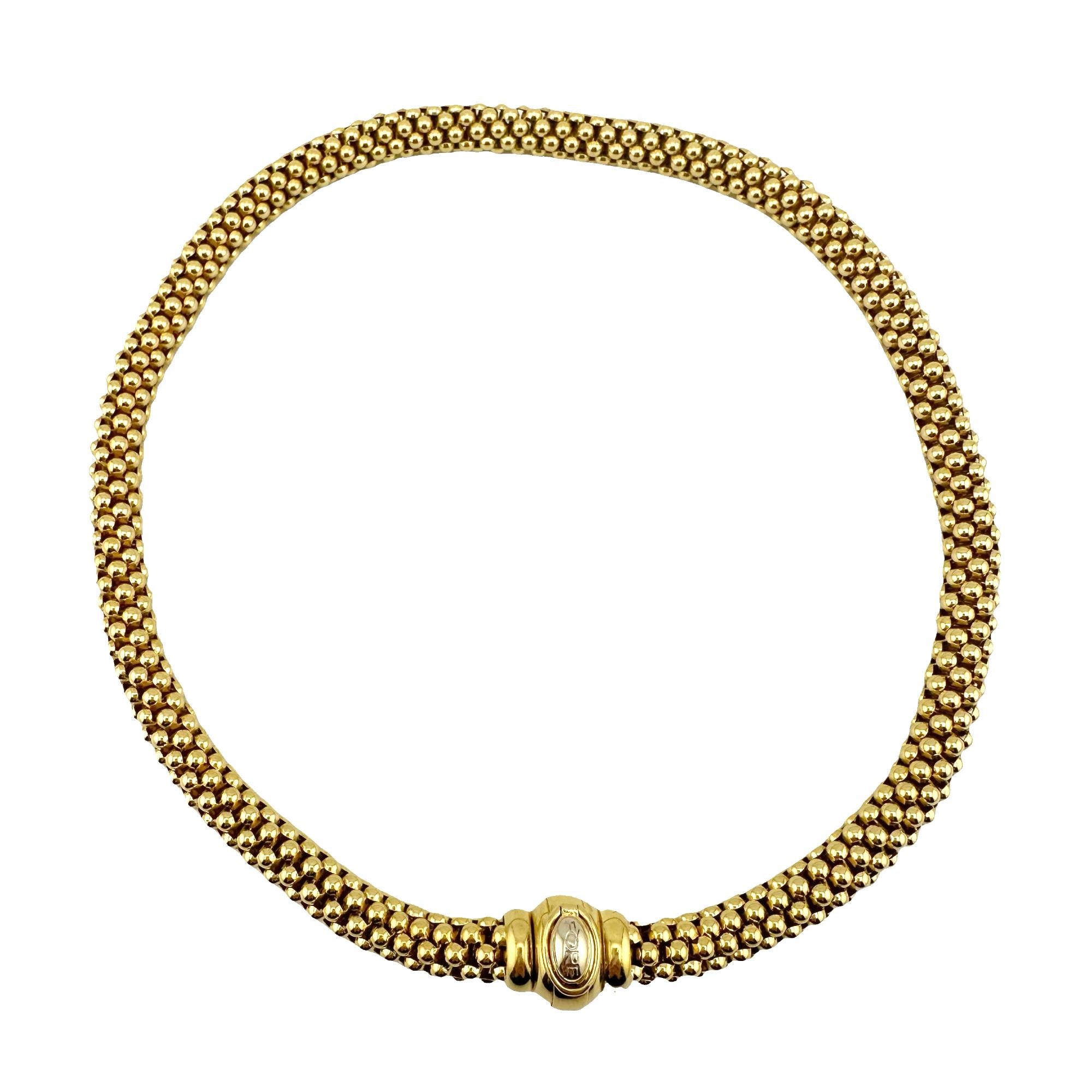 Women's FOPE Flex'it Vendome Collier 18k Yellow Gold Necklace For Sale
