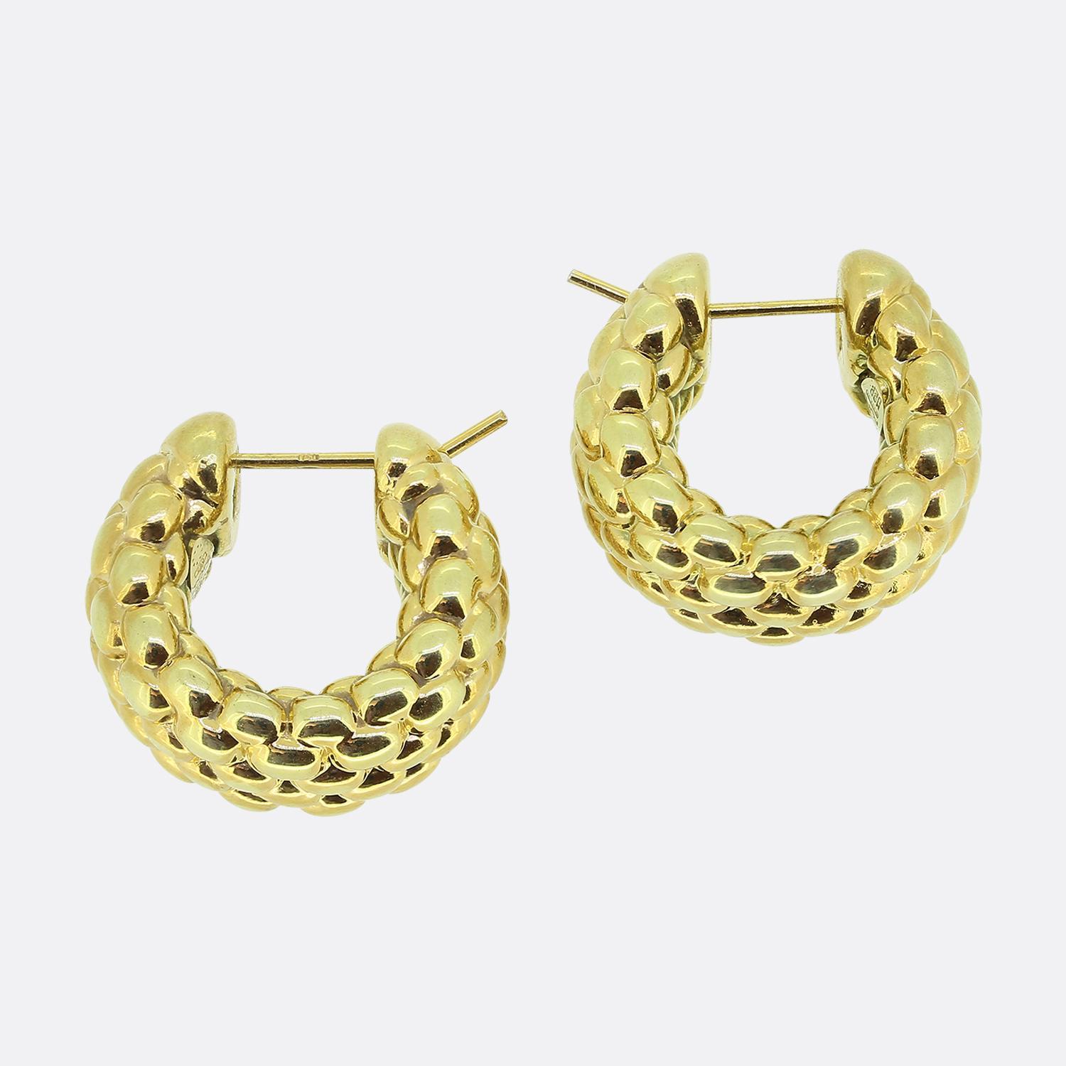 Fope Hoop Earrings In Good Condition In London, GB