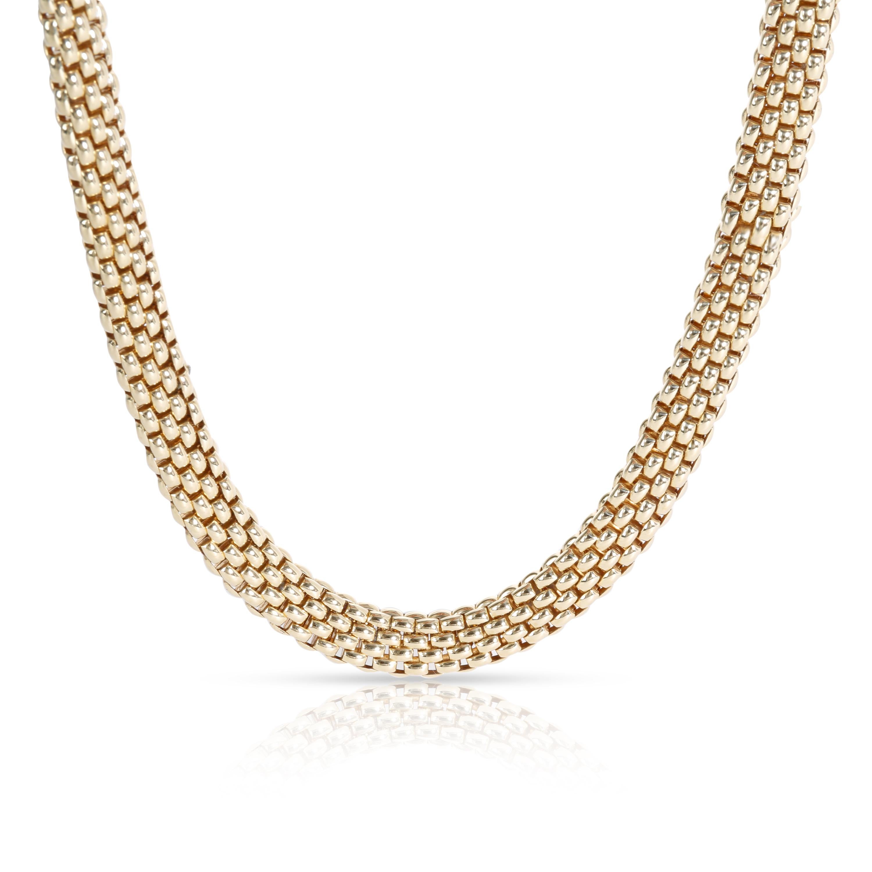 Women's Fope Love Nest Necklace in 18KT Yellow Gold