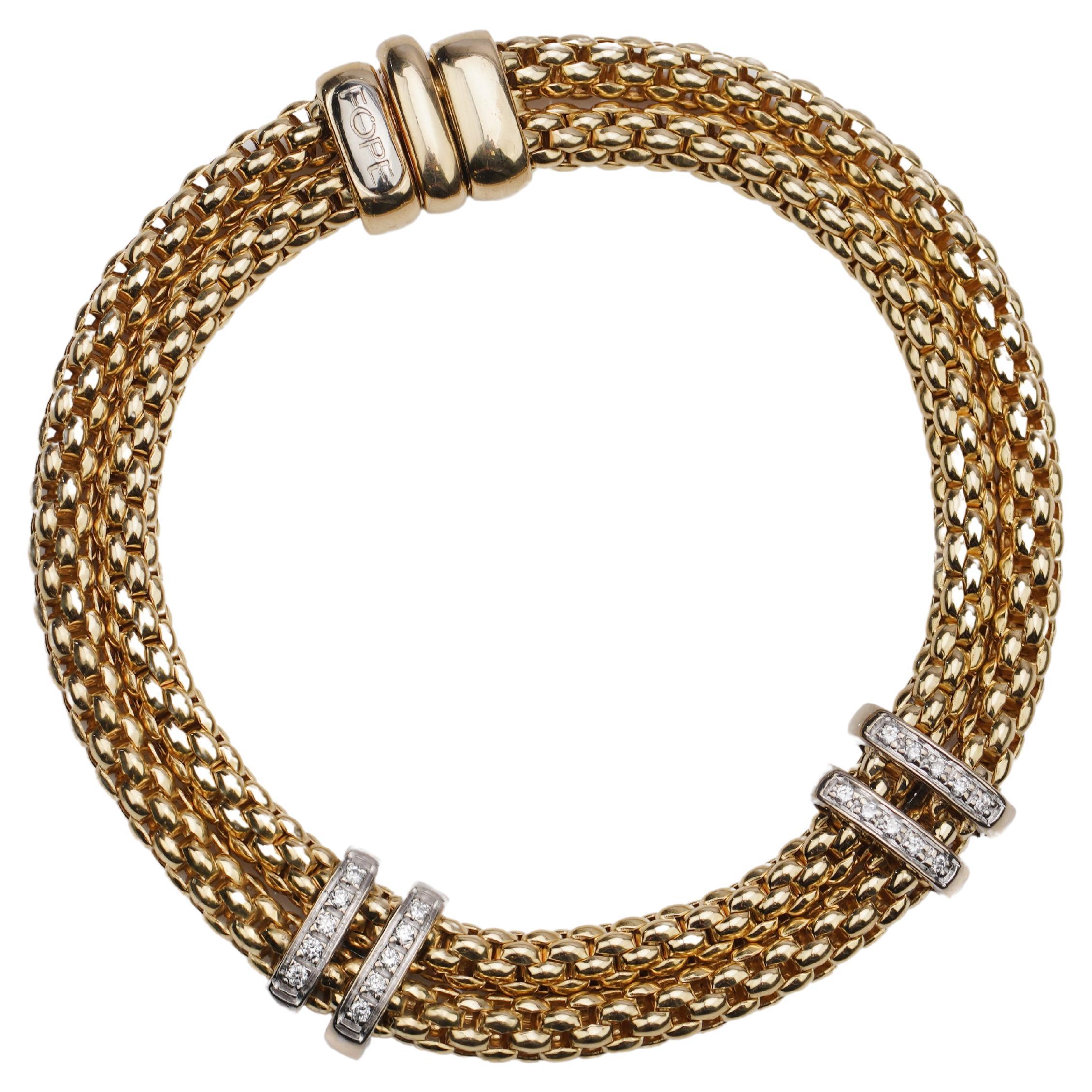 18 Karat White Gold Fope Bracelet at 1stDibs fope bracelets