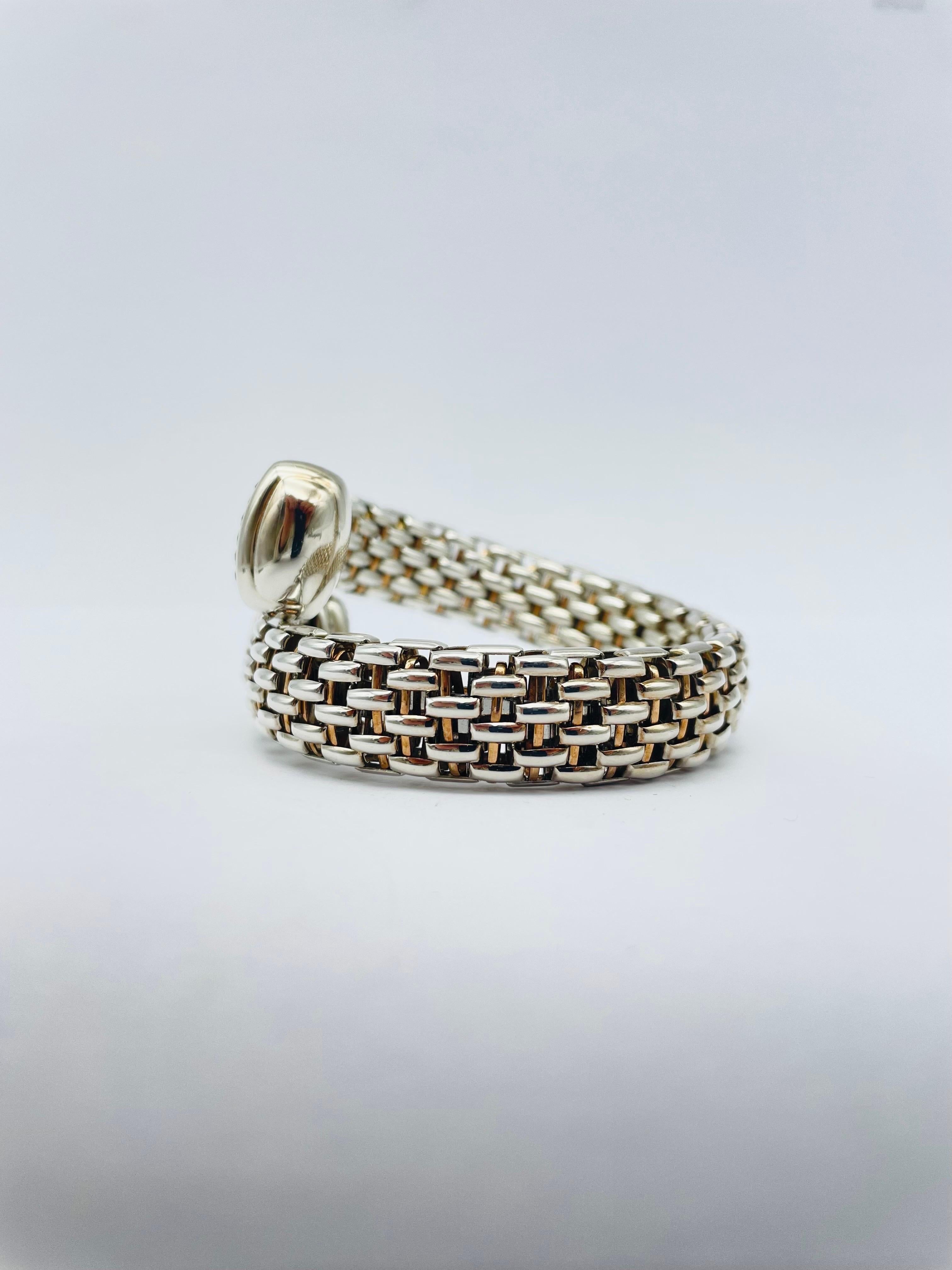 Fope Novecento Silver Braclet/Bangle, 0.16ct Diamond 3