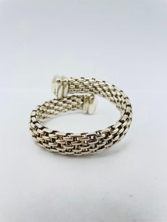 Braclet/bol en argent Fope Novecento, 0,16 carat