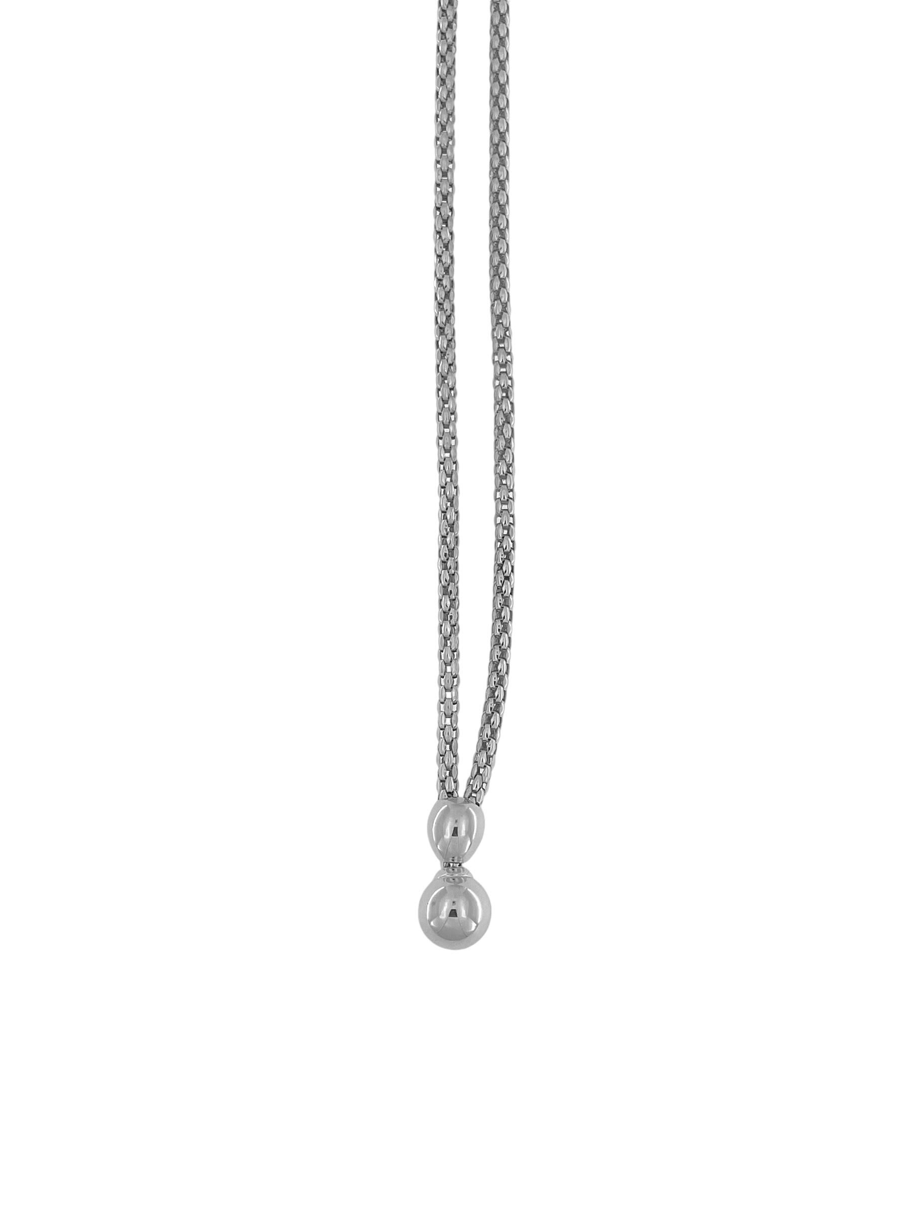 Women's Fope White Gold Fashion Pendant Necklace For Sale