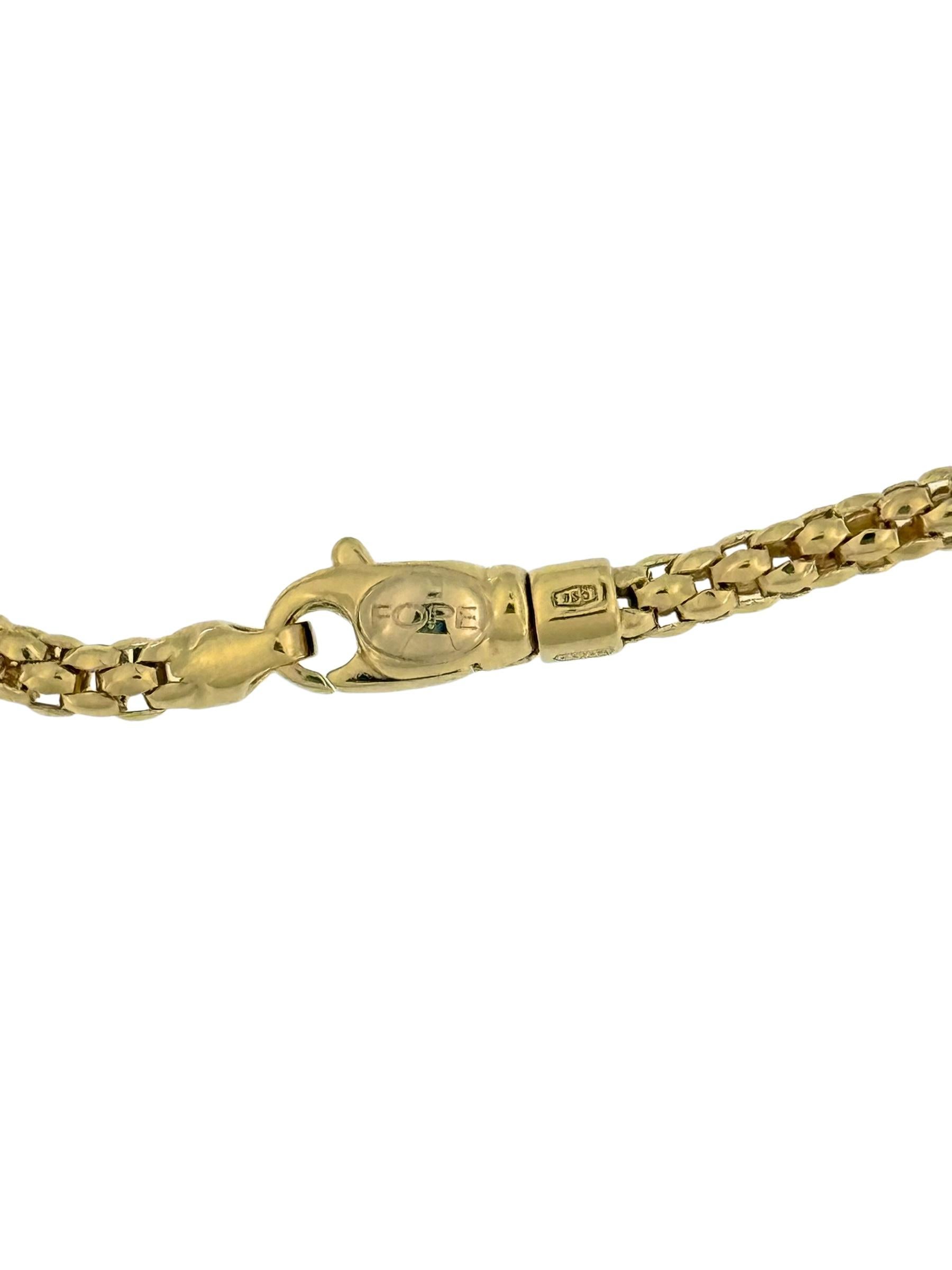 Fope Yellow and White Gold Necklace with Diamonds 2