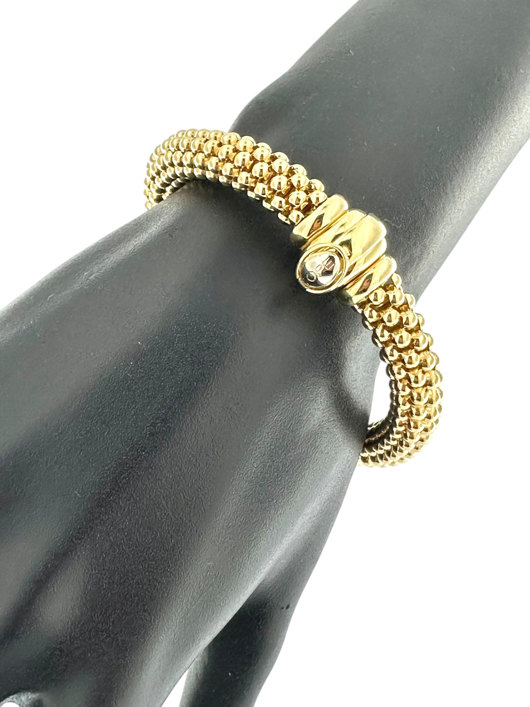 Fope Yellow Gold Fashion Bracelet In Excellent Condition For Sale In Esch sur Alzette, Esch-sur-Alzette