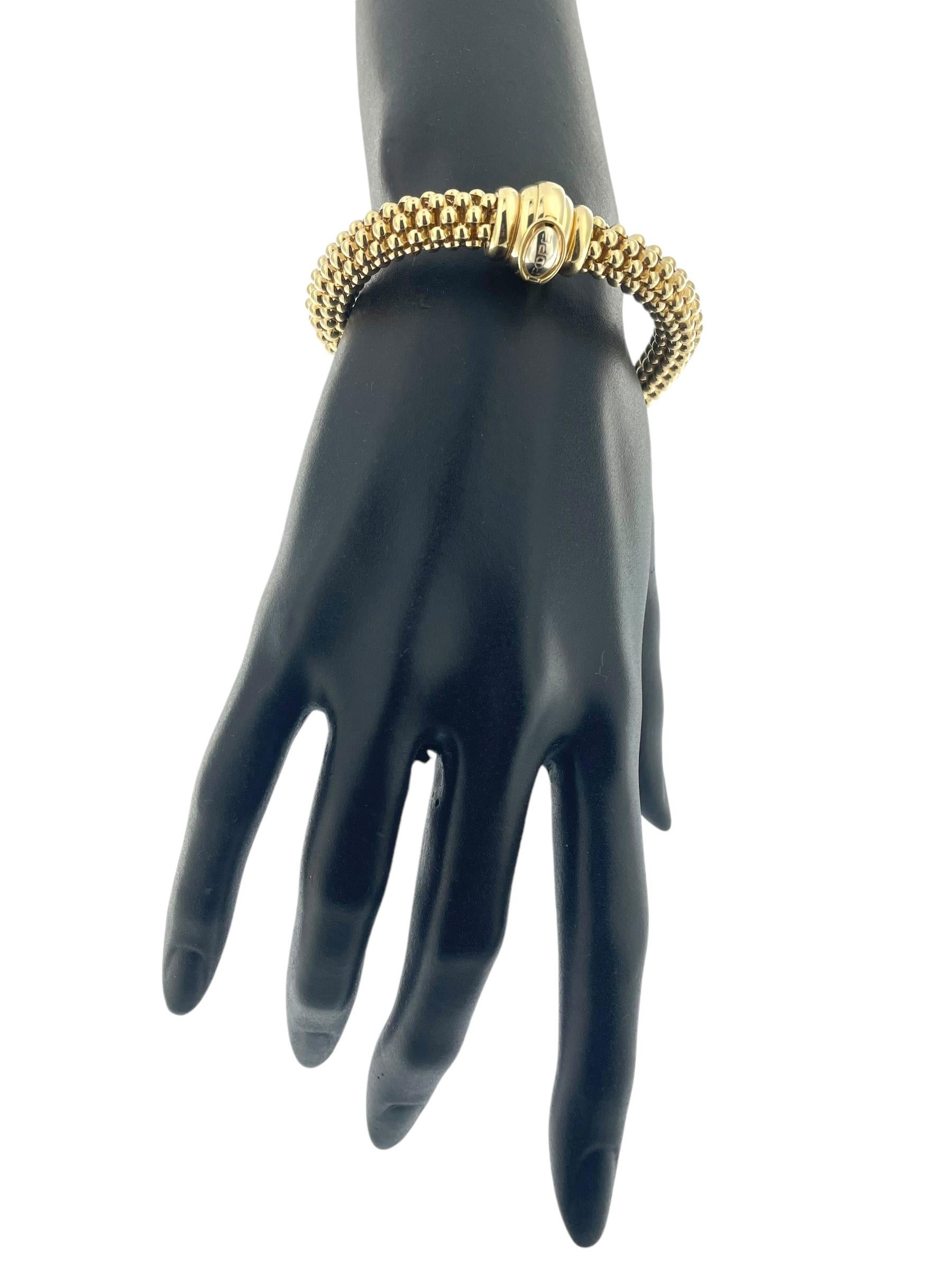 Fope Yellow Gold Fashion Bracelet For Sale 1