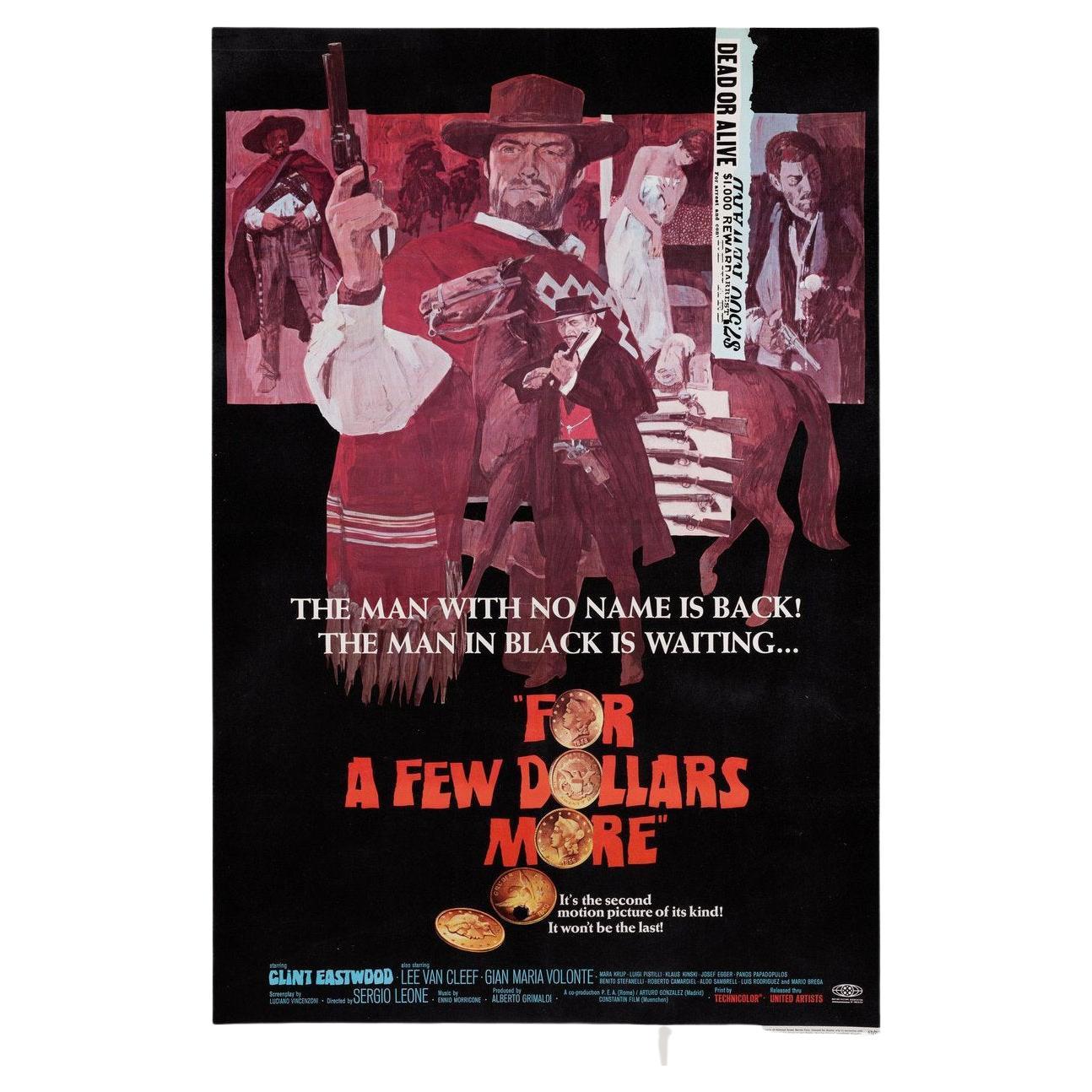 For a Few Dollars More 1965 U.S. One Sheet Film Poster For Sale