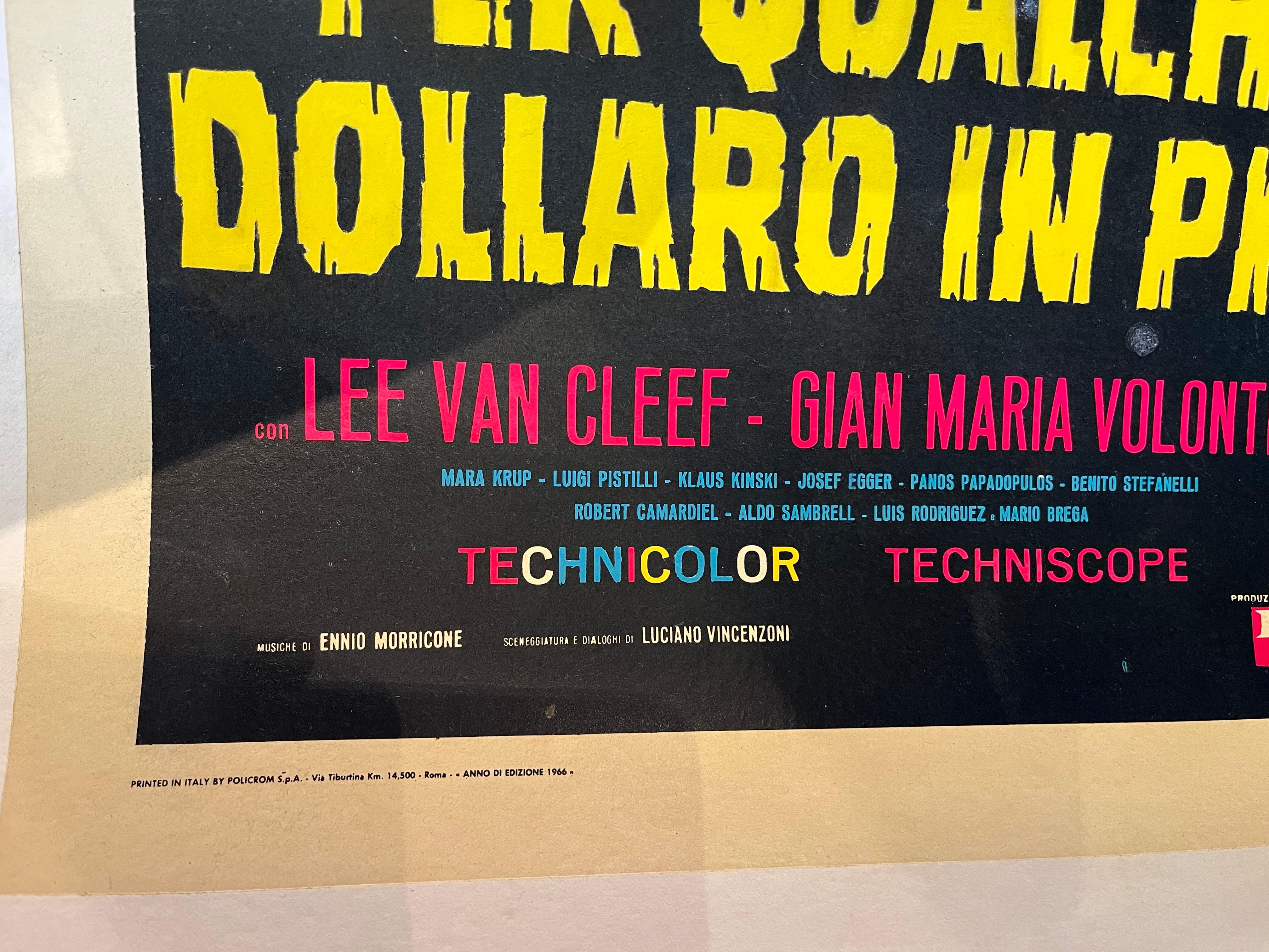 Metà XX secolo Per qualche dollaro in più (1966) in vendita