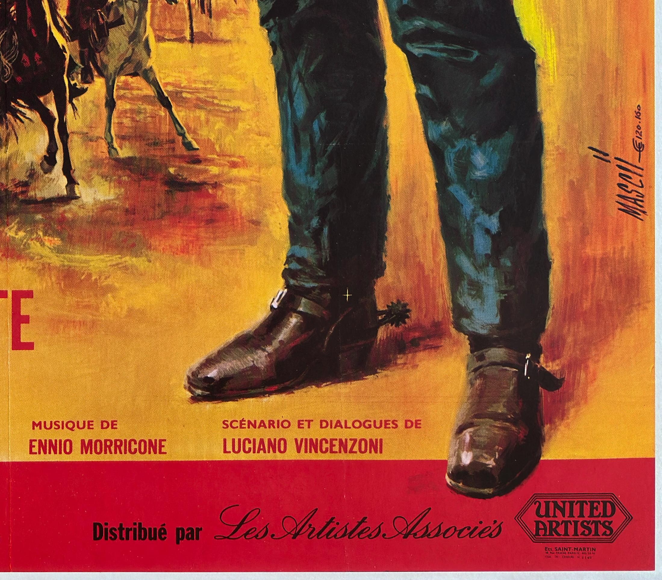 Affiche du Grand Film Français de 1966, Jean Mascii en vente 2