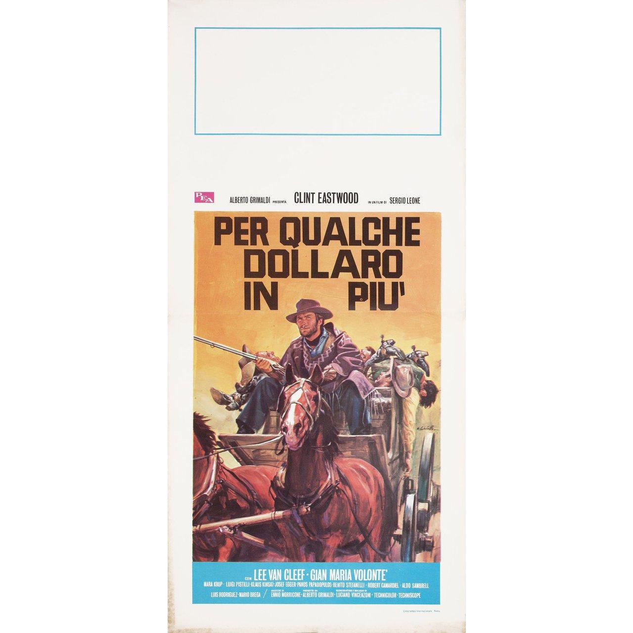 For a Few Dollars More R1971 Italian Locandina Film Poster In Good Condition In New York, NY