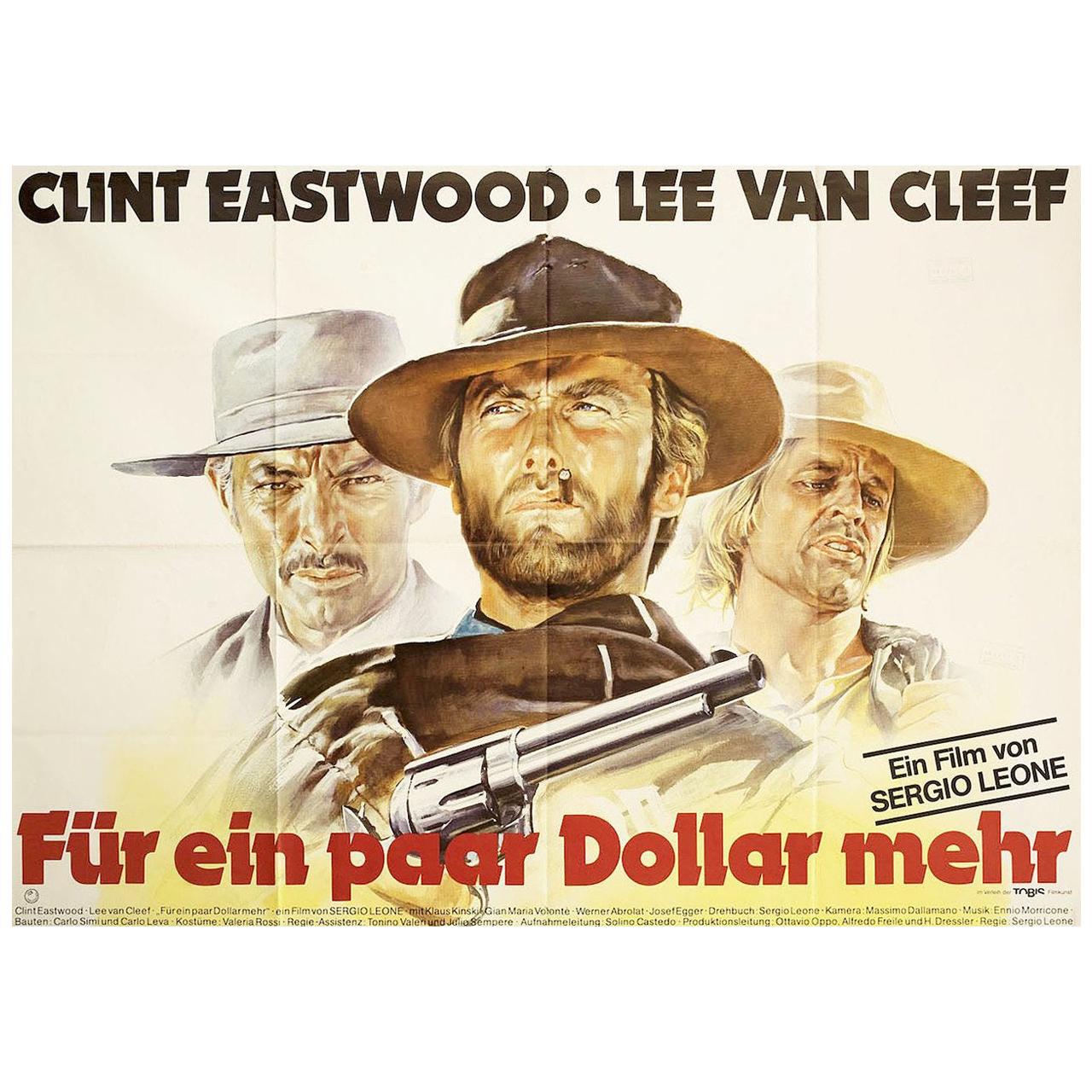 For a Few Dollars More R1980s German A0 Film Poster