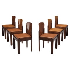 For Constanza: Silvio Coppola Set of 10 Dining Chairs in Cognac