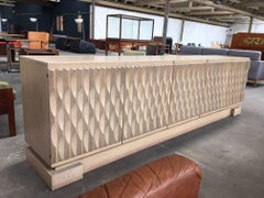 For F.W. : Brutalist Five-Door Sideboard in Blond Oak