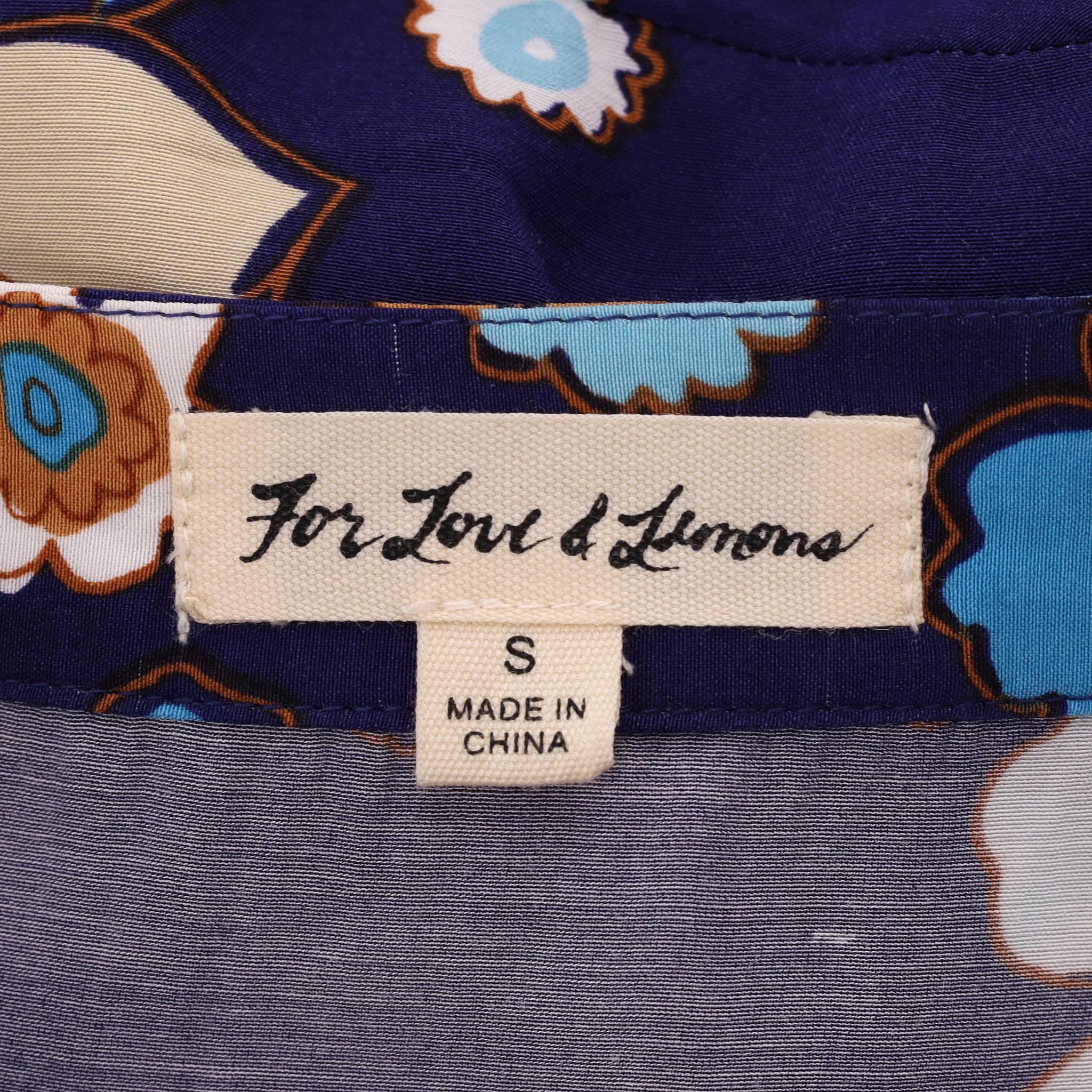 For Love & Lemons Asymmetrisches Oberteil mit Blumenmuster und passender Rock im Set im Angebot 3