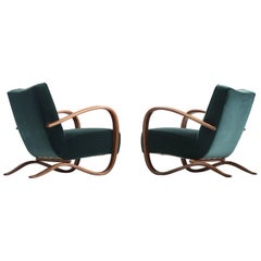 For Margo: Set of 3 Jindřich Halabala Customizable Lounge Chairs