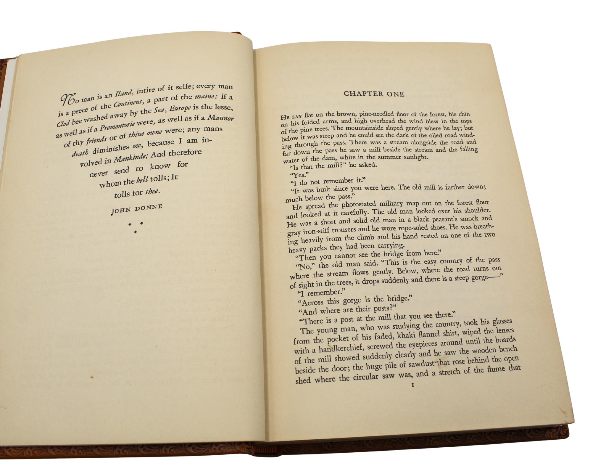 For Whom The Bell Tolls by Ernest Hemingway, First Edition, 1940 en vente 7