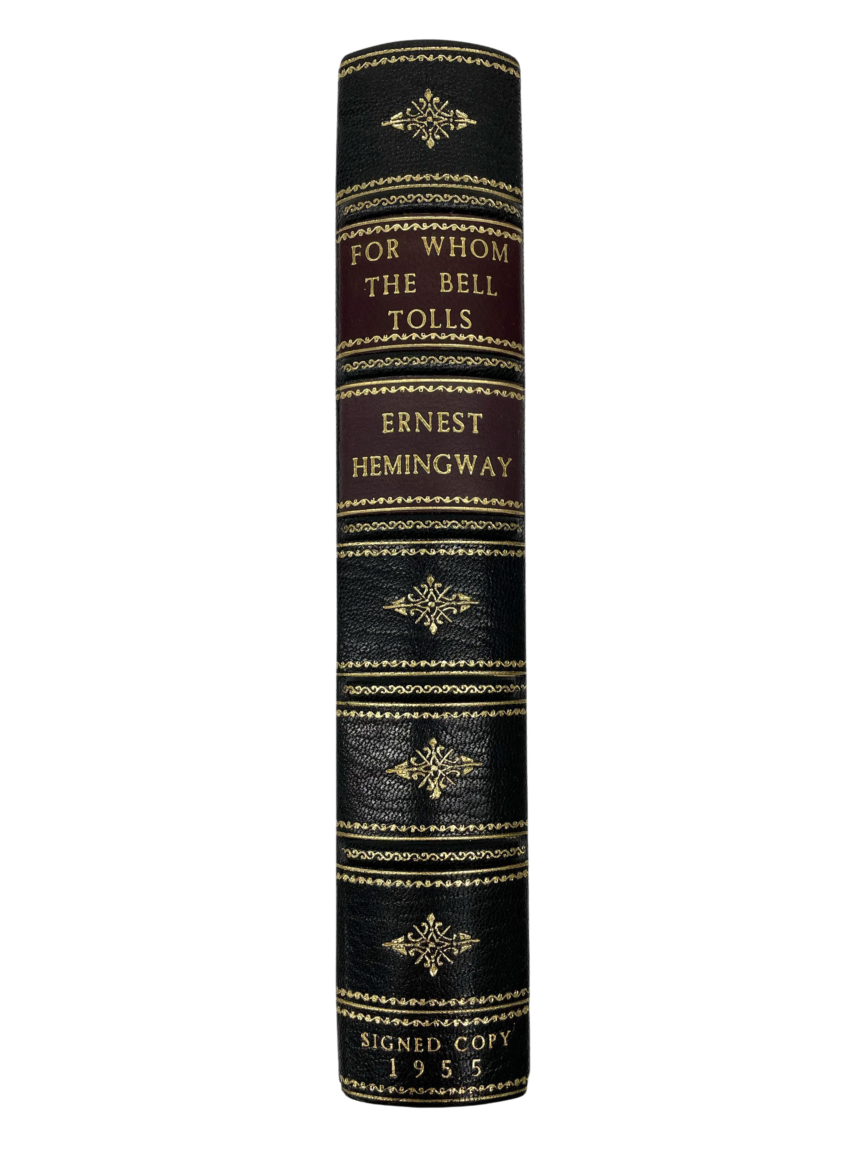 Doré Pour Whom the Bell Tolls, signé par Ernest Hemingway, édition ultérieure, 1955 en vente