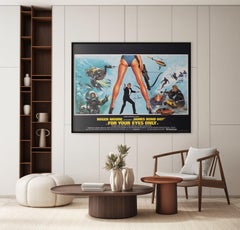 For Your Eyes Only 1981 UK Quad Film Poster, Brian Bysouth