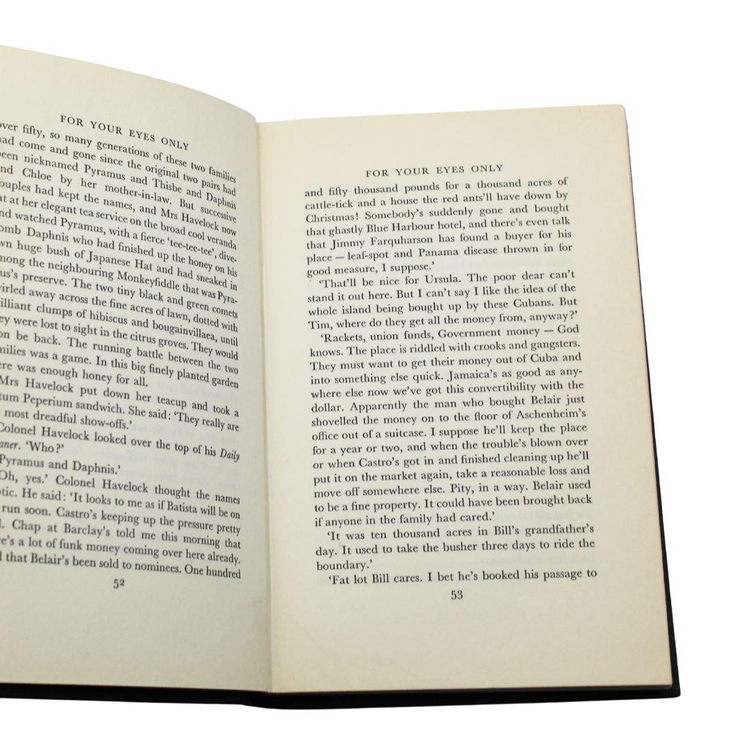 For Your Eyes Only de Ian Fleming, première édition, première impression, avec DJ original. en vente 6
