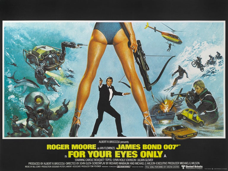 For Your Eyes Only Original British Movie Poster For Sale At 1stdibs