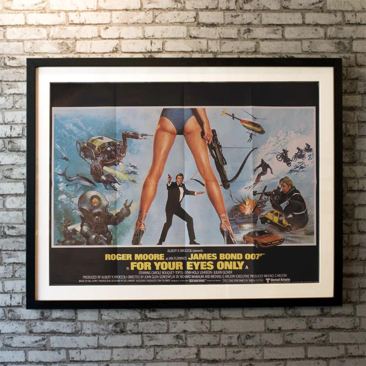 For Your Eyes Only, Unframed Poster, 1982

Origina British Quad (30 X 40 Inches). James Bond is assigned to find a missing British vessel, equipped with a weapons encryption device and prevent it from falling into enemy hands.

Additional