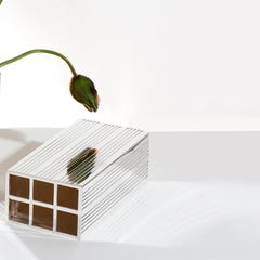 Forato, the Tall One, Silver Plated Vase, Made in Italy