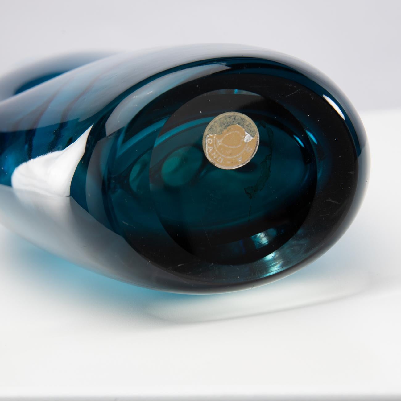 Art Glass Forato Vase 'model 4520', Fulvio Bianconi, Venini Murano 'Italy'